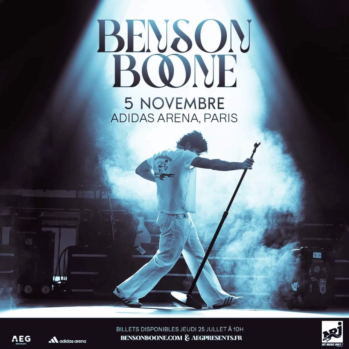 Billets Benson Boone (Adidas Arena - Paris)