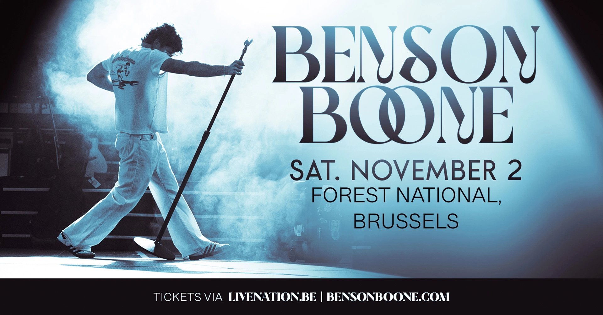 Billets Benson Boone (Forest National - Bruxelles)