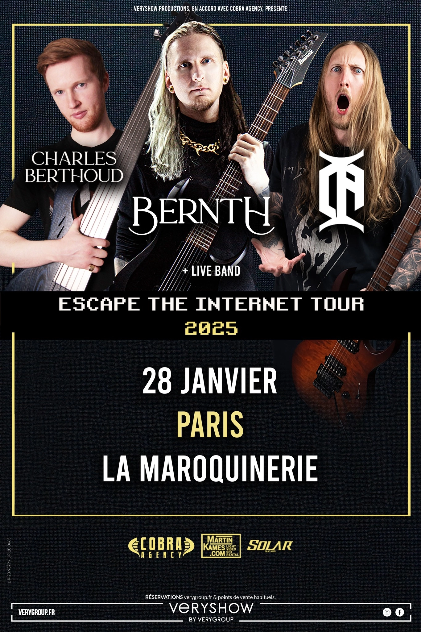 Bernth - Charles Berthoud - Ola Englund at La Maroquinerie Tickets