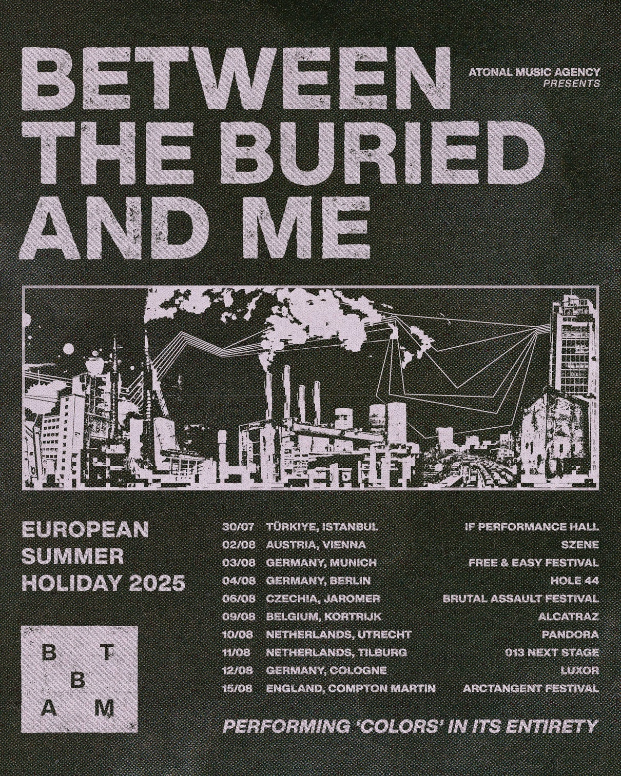 Between The Buried and Me en Hole 44 Tickets