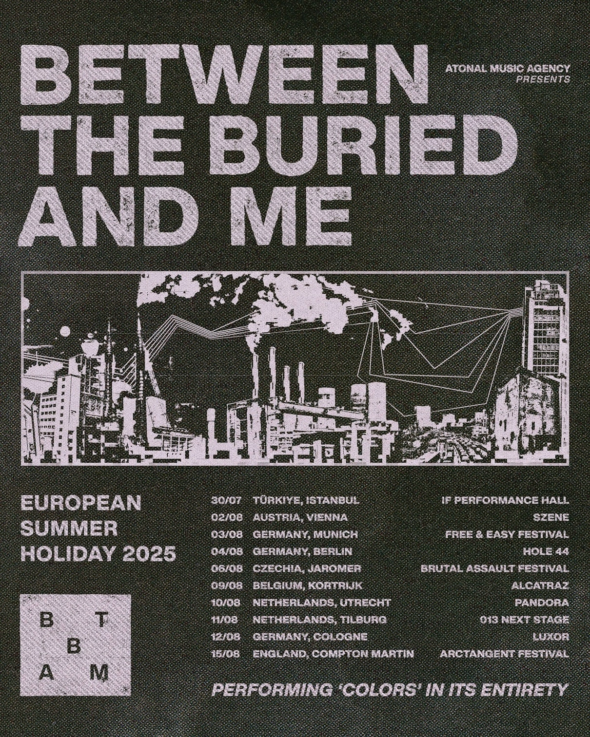 Between The Buried and Me en Luxor Colonia Tickets