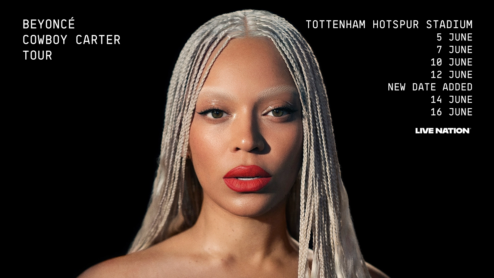 Beyoncé en Tottenham Hotspur Stadium Tickets