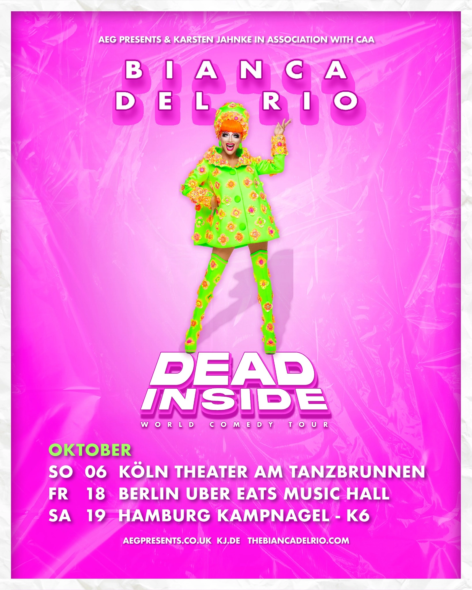 Bianca Del Rio at Tanzbrunnen Köln Tickets