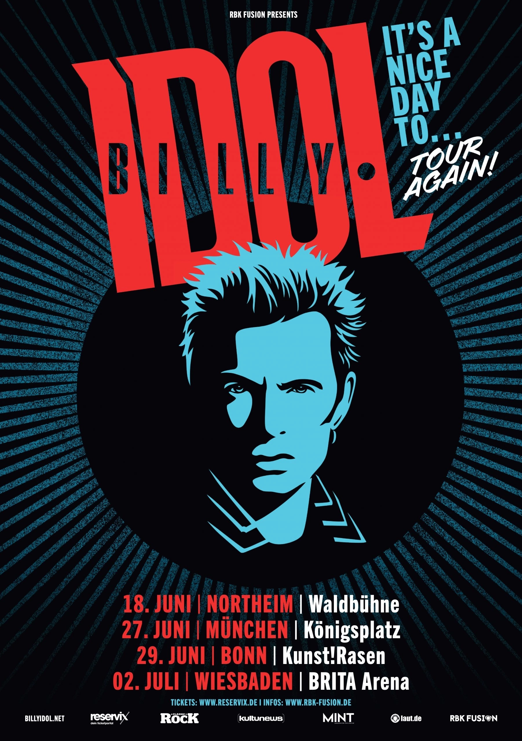 Billy Idol en Königsplatz Tickets