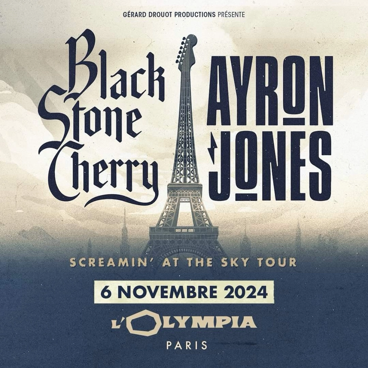 Black Stone Cherry - Ayron Jones al Olympia Tickets