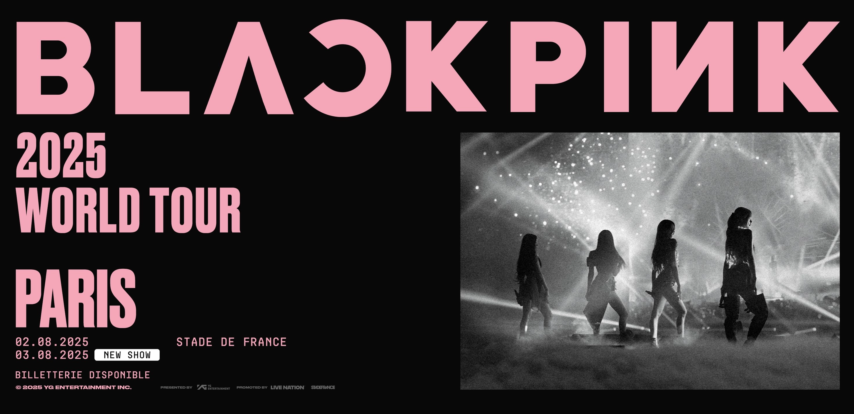 Billets Blackpink (Stade de France - Paris)