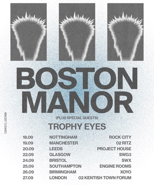 Billets Boston Manor - Trophy Eyes (Southampton Engine Rooms - Southampton)