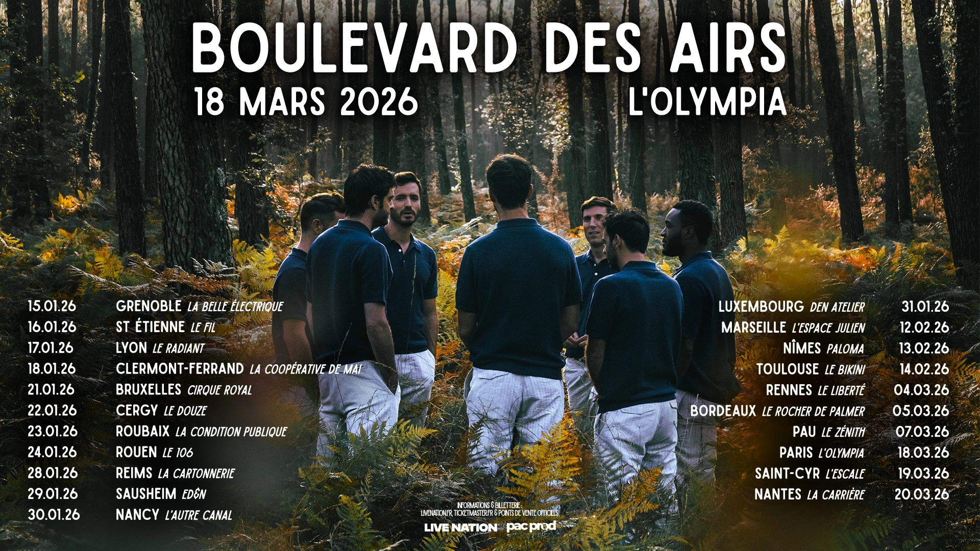 Boulevard des Airs en Le 106 Tickets