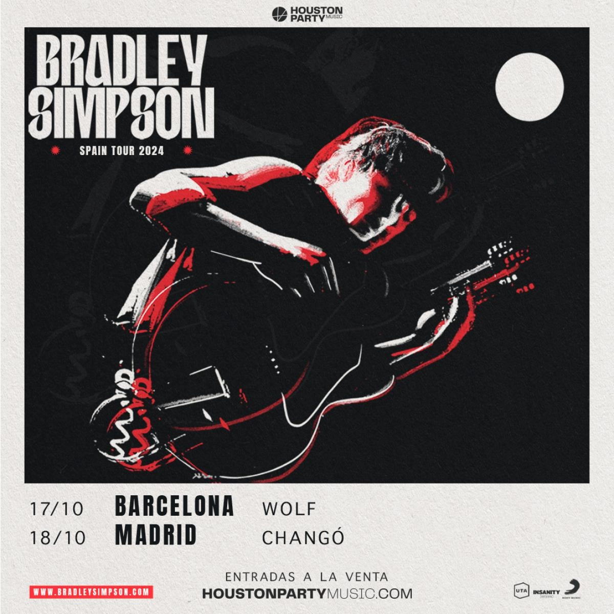 Bradley Simpson at Wolf Barcelona Tickets