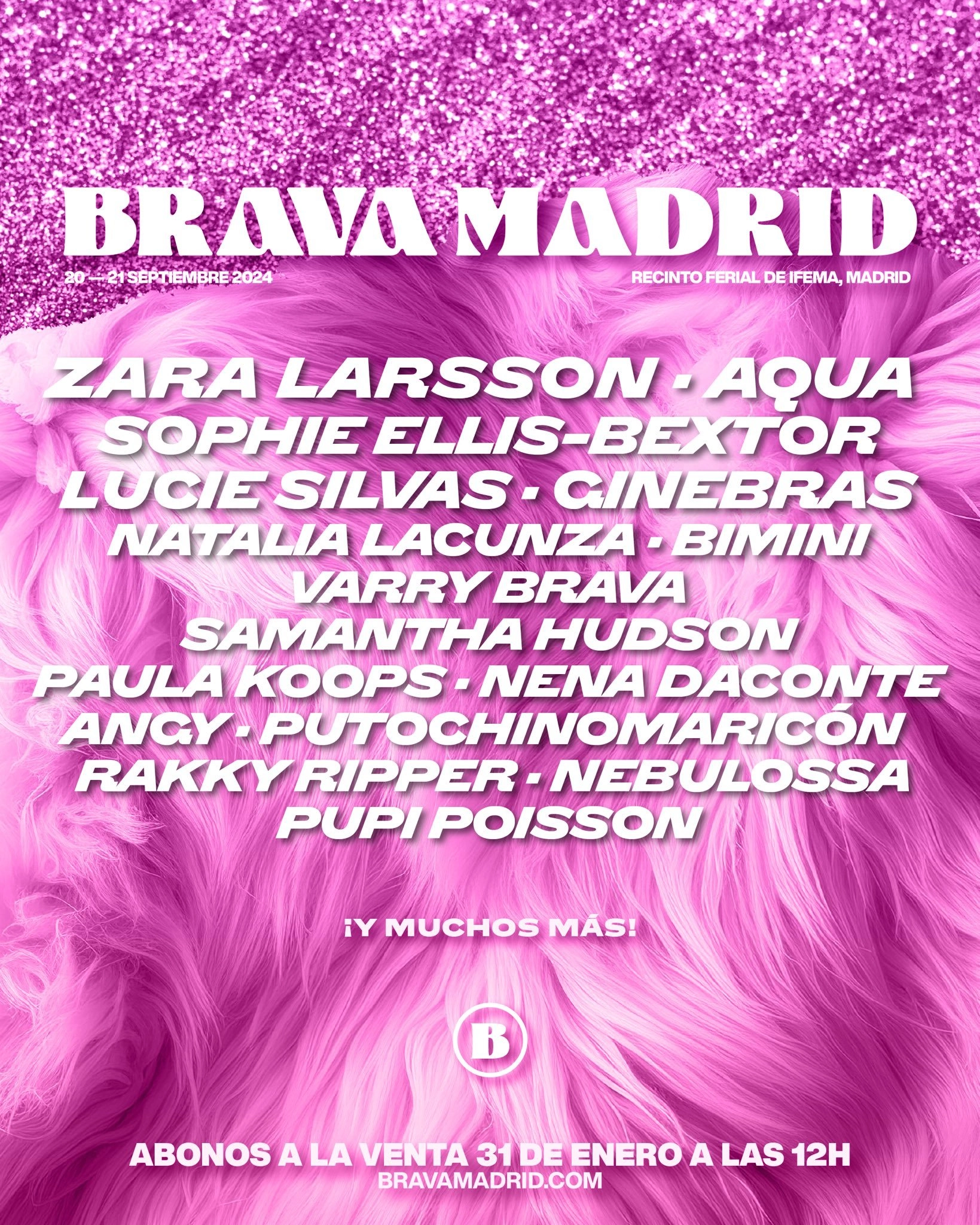 Brava Festival 2024 - Friday - Aqua - Angelina Mango - More at IFEMA Madrid Tickets