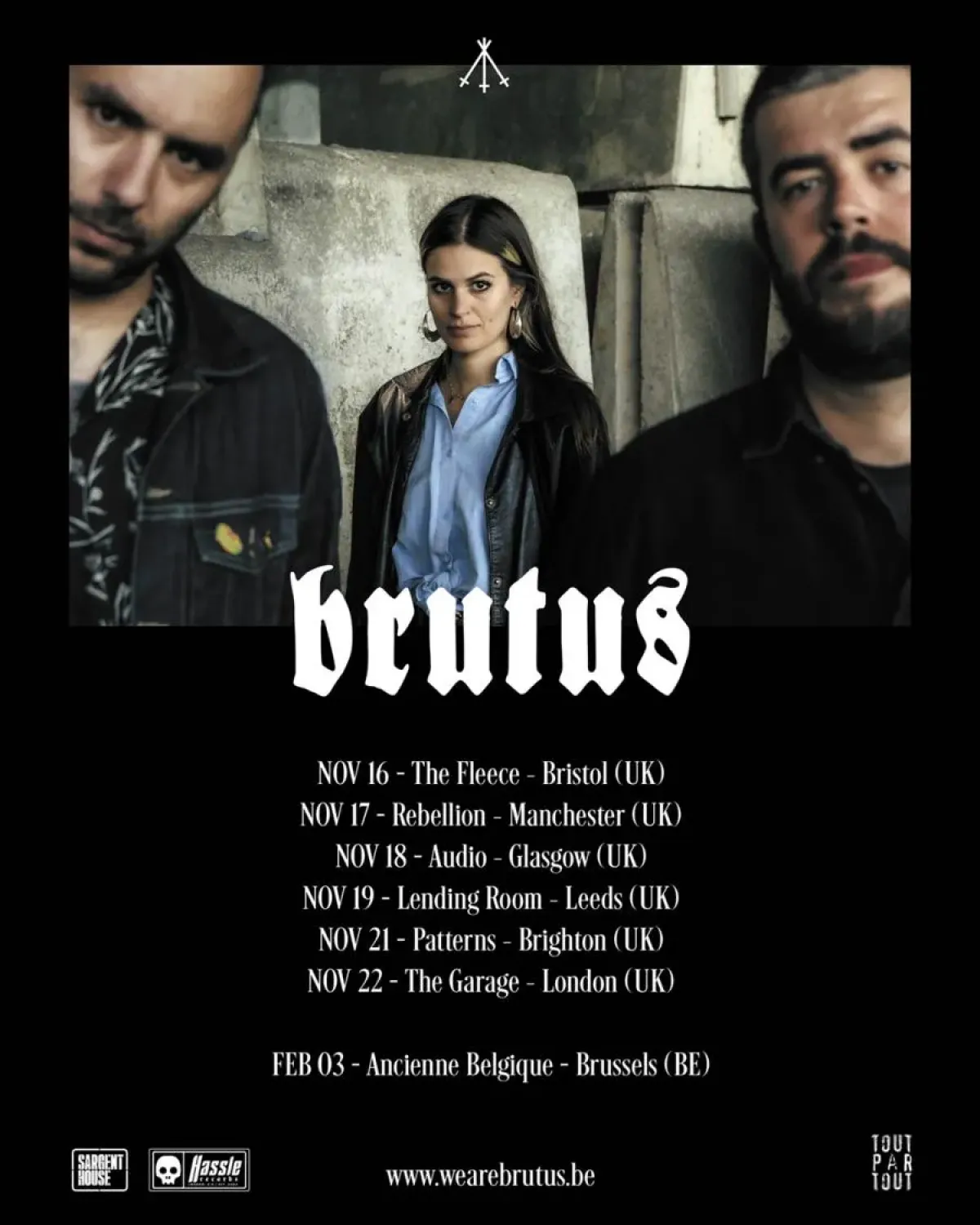 Brutus in der Ancienne Belgique Tickets