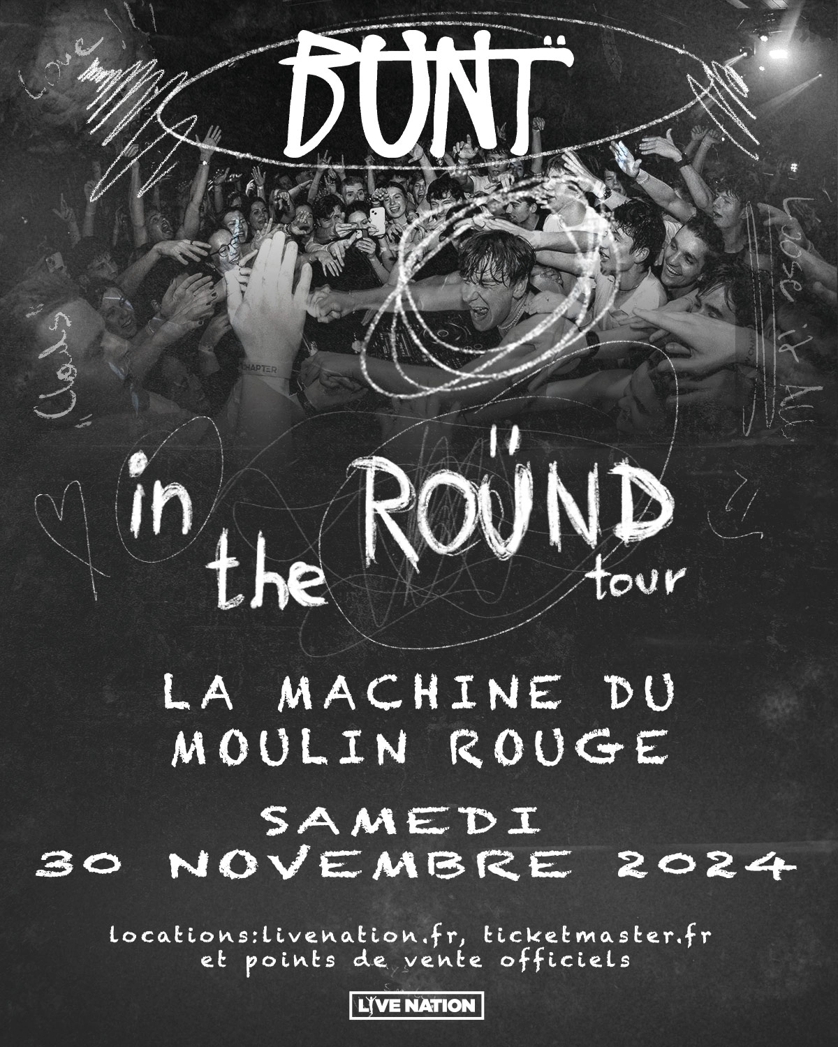 BUNT. en La Machine du Moulin Rouge Tickets