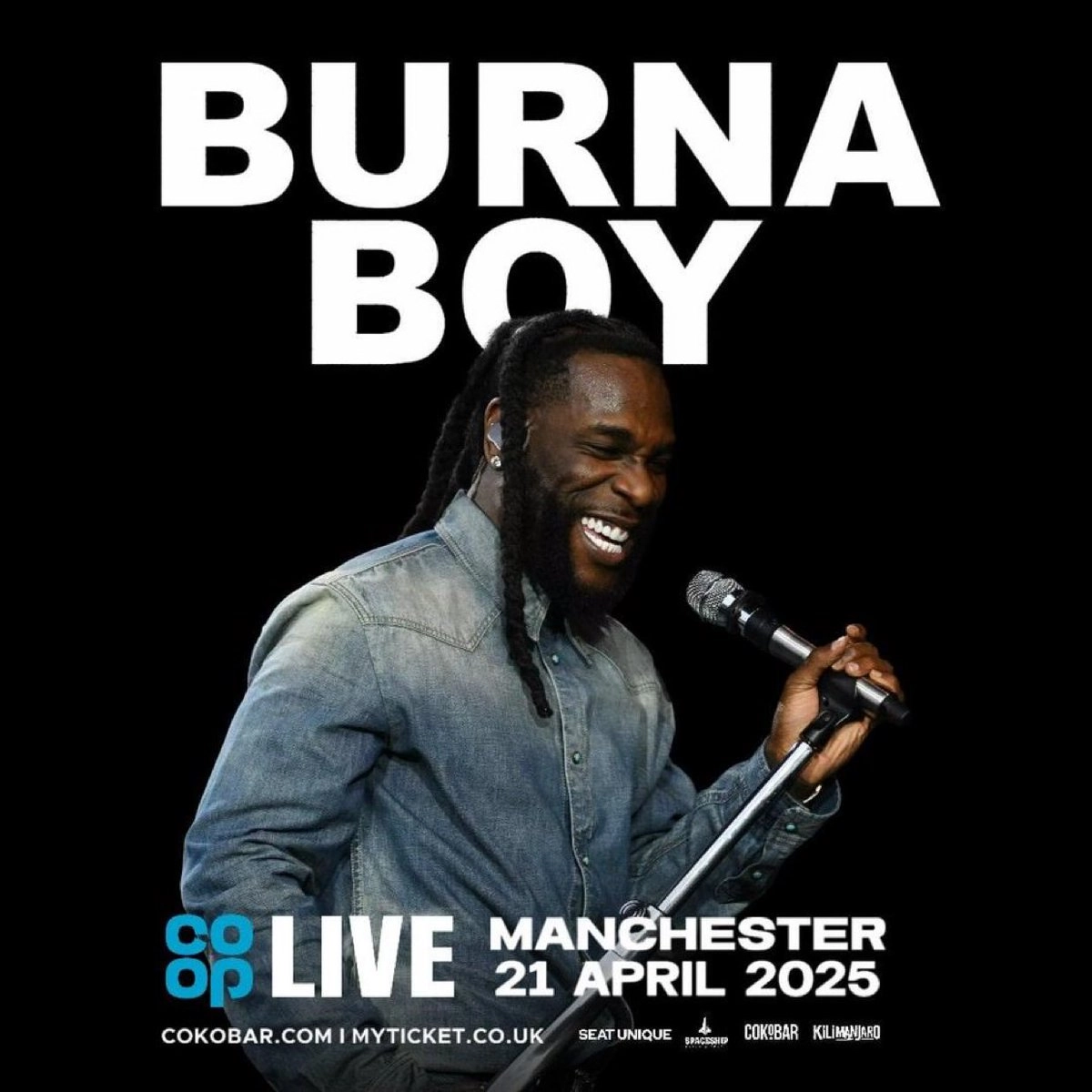 Burna Boy en Co-op Live Tickets