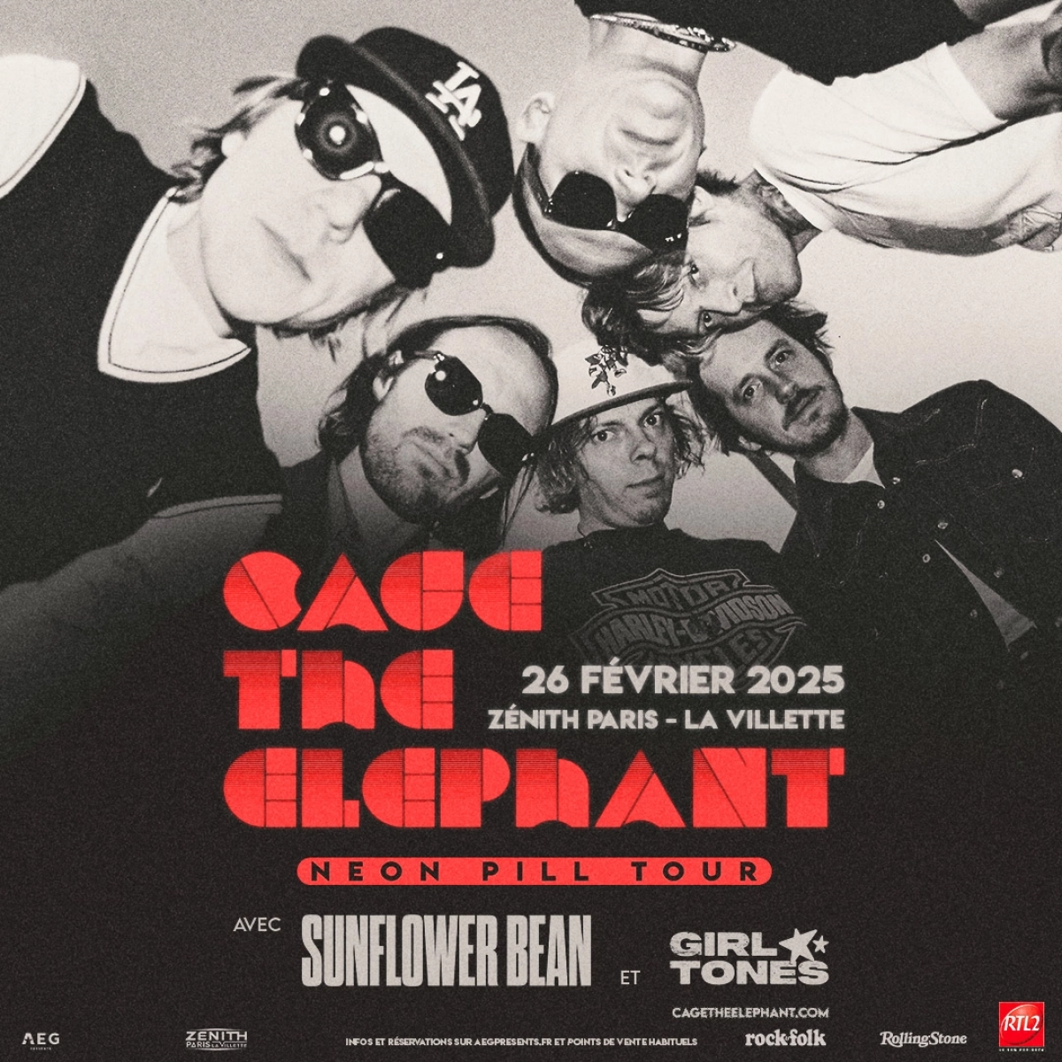 Cage The Elephant at Zenith Paris Tickets