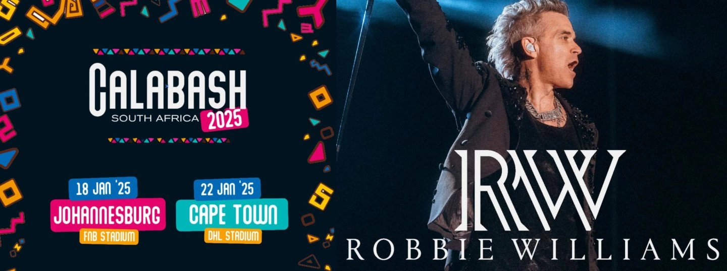 Calabash South Africa - Robbie Williams at Cape Town Stadium Tickets