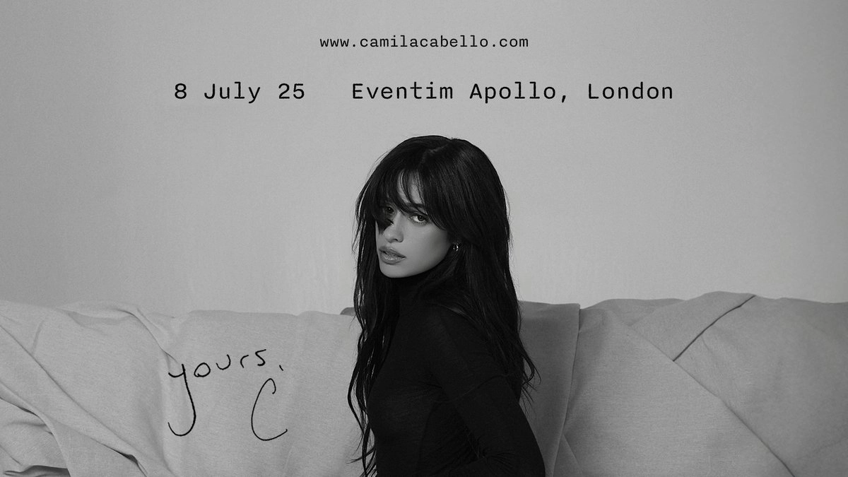 Camila Cabello en Eventim Apollo Tickets