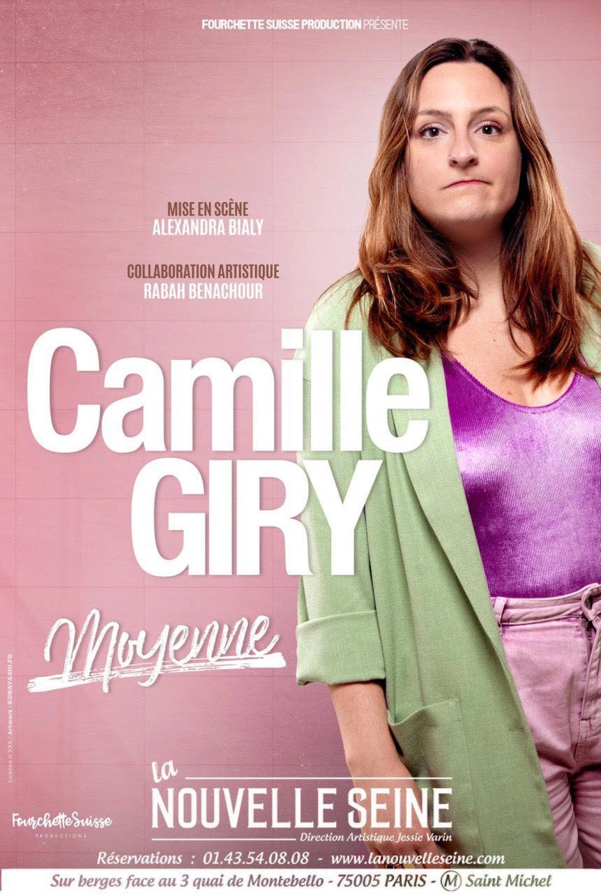 Camille Giry in der La Nouvelle Seine Tickets