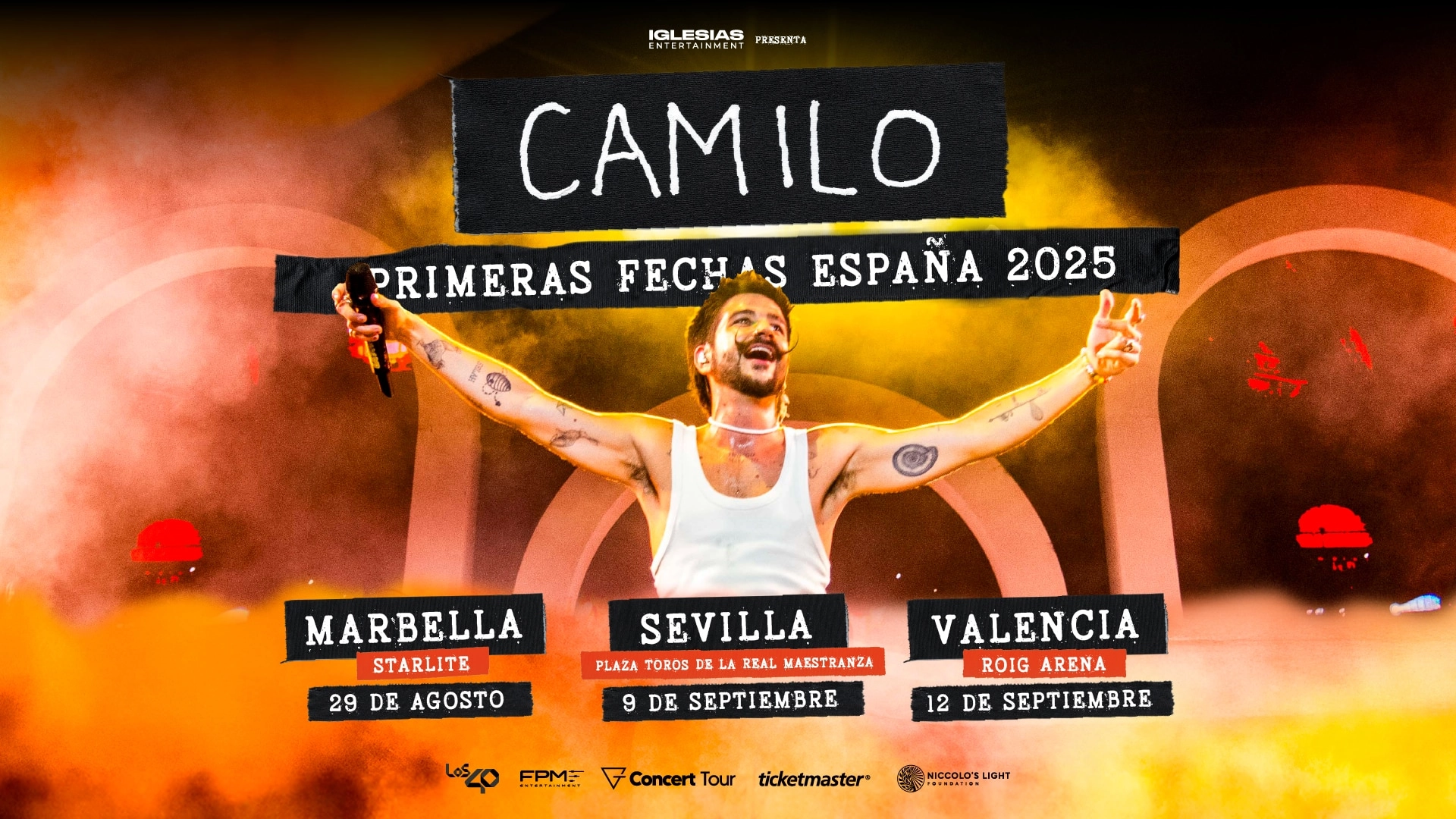 Camilo at Starlite Marbella Tickets