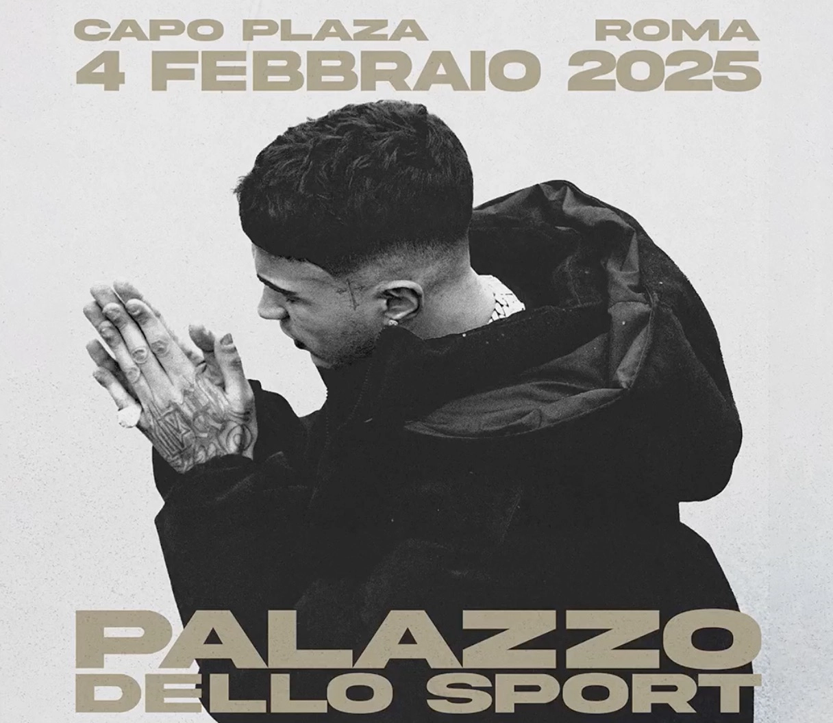 Capo Plaza al Palazzo Dello Sport Roma Tickets