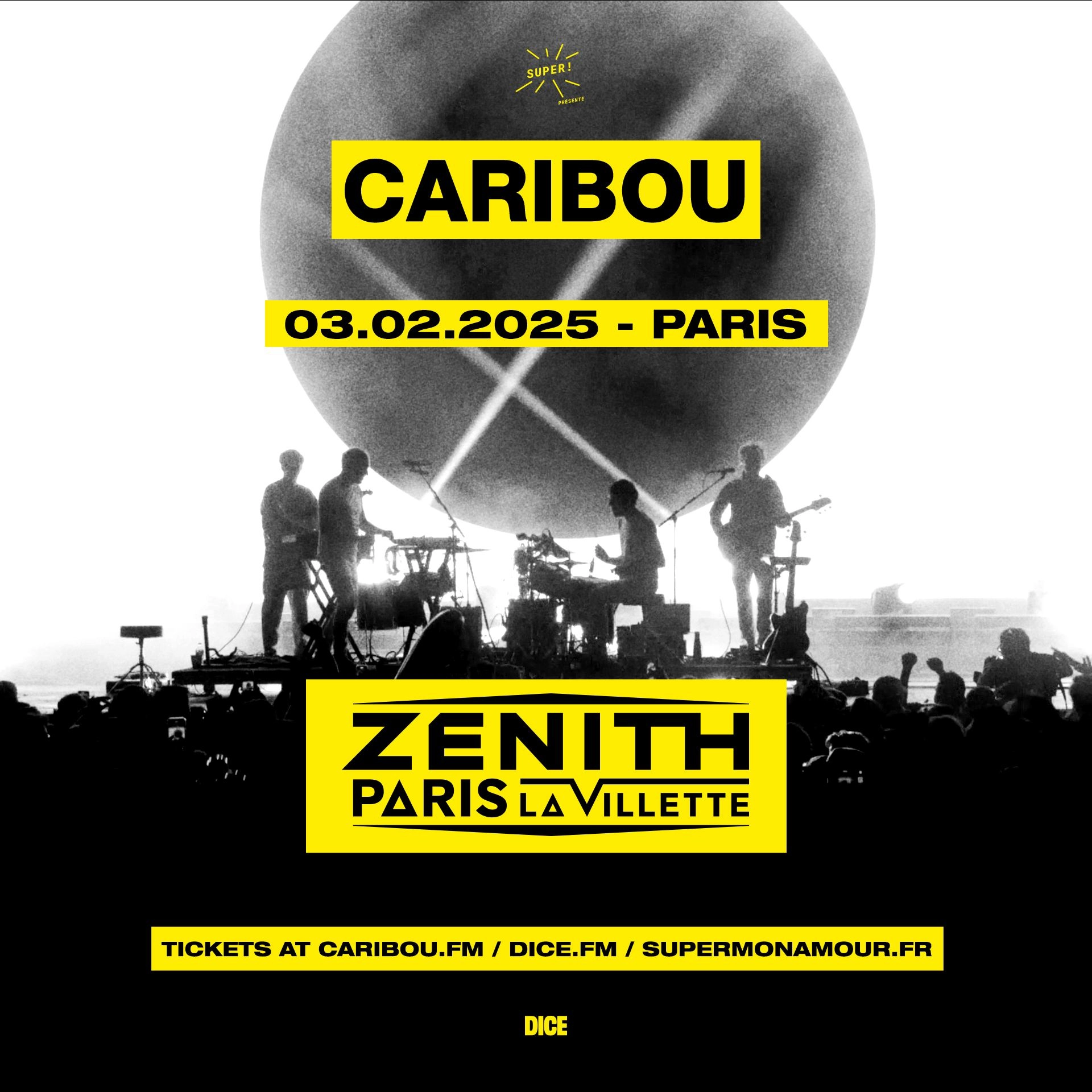 Caribou al Zenith Paris Tickets