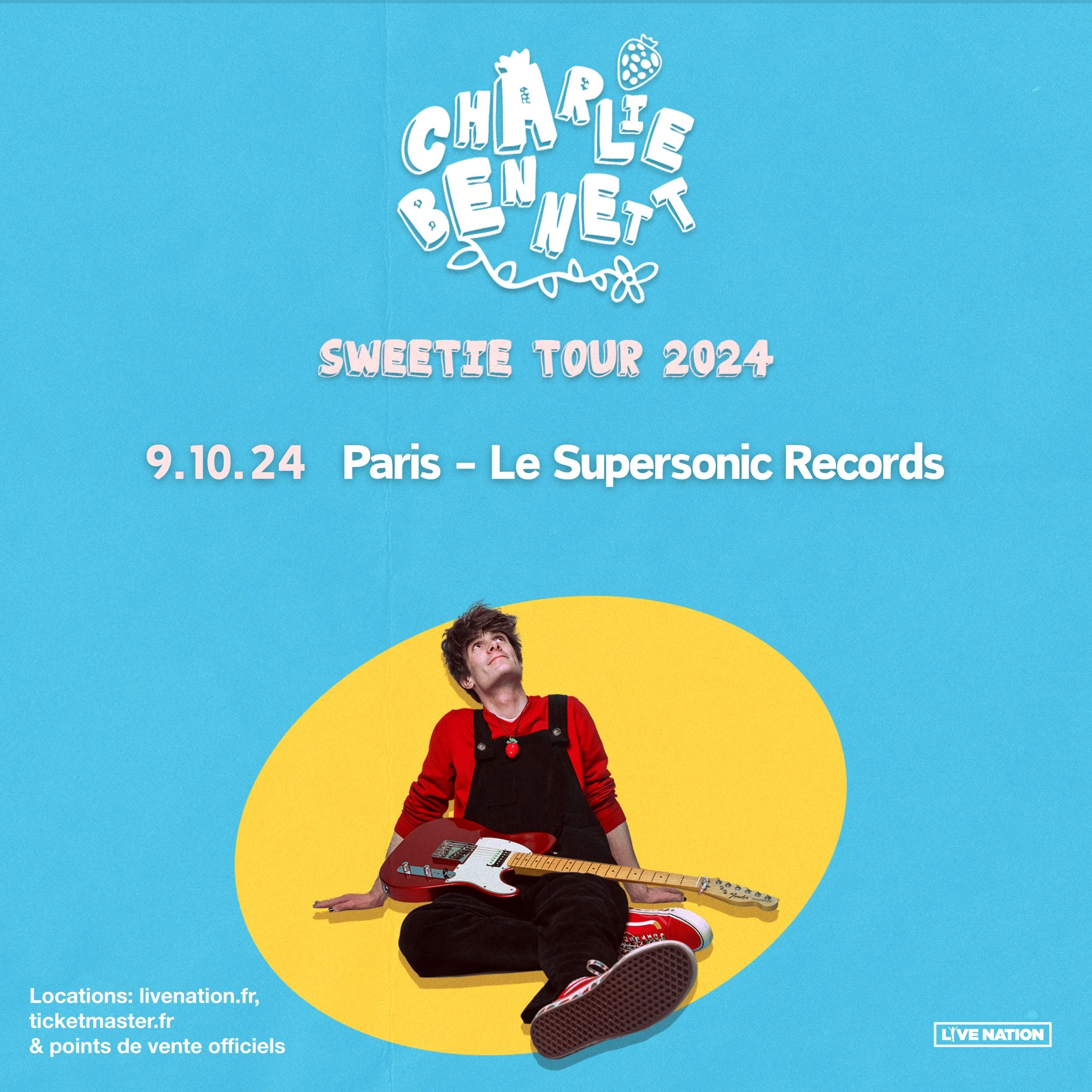 Charlie Bennett in der Supersonic Records Tickets