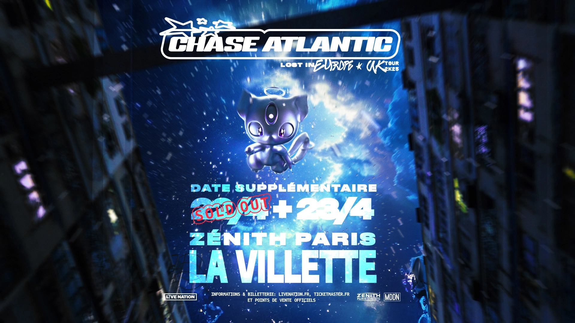 Chase Atlantic in der Zenith Paris Tickets