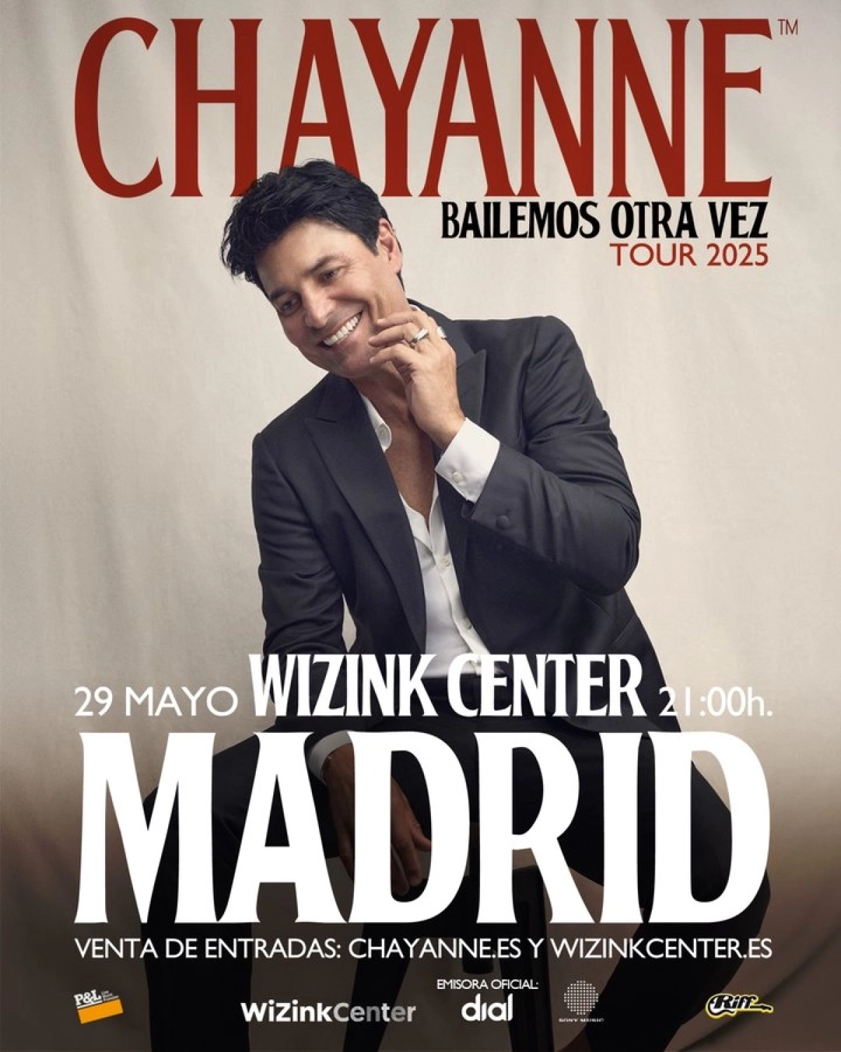 Billets Chayanne (WiZink Center - Madrid)