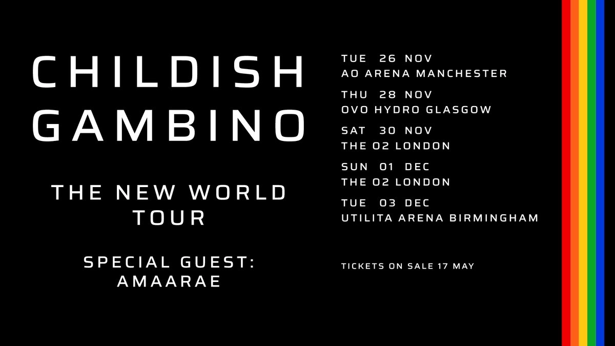 Billets Childish Gambino (Manchester AO Arena - Manchester)