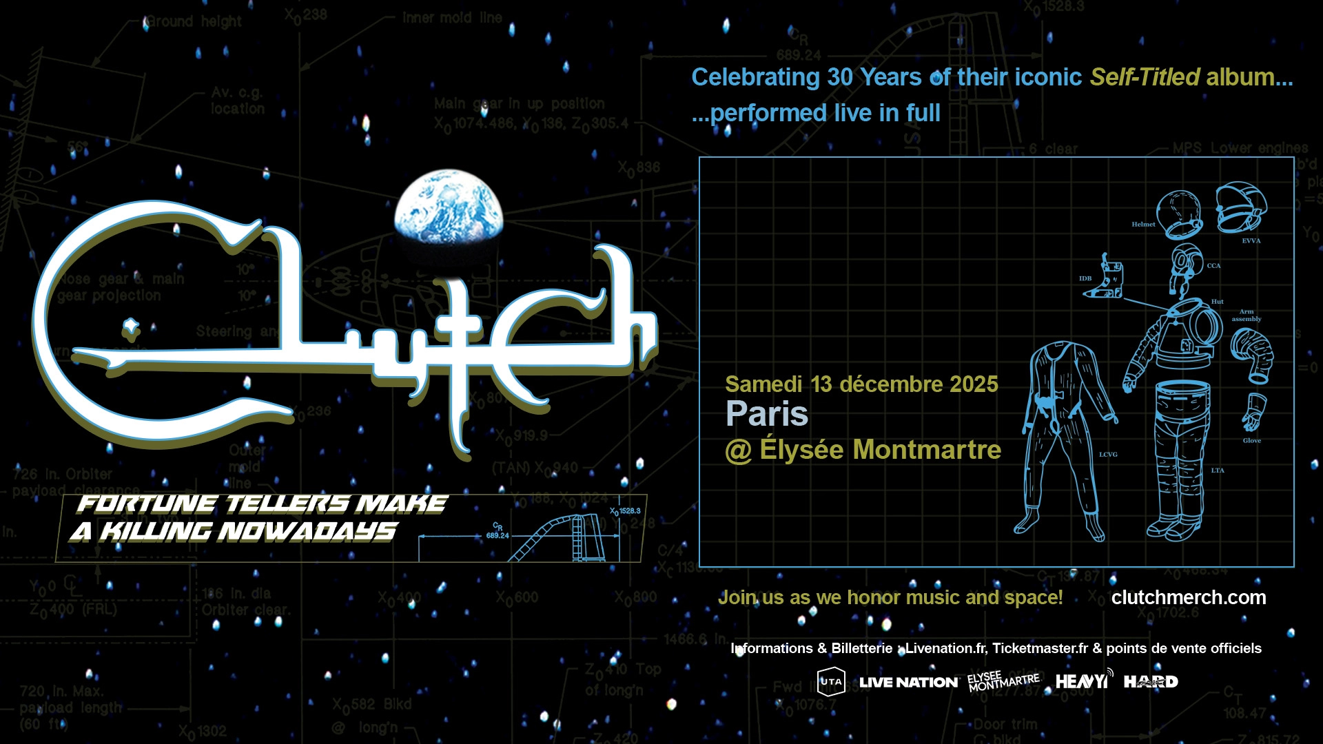 Clutch in der Elysee Montmartre Tickets