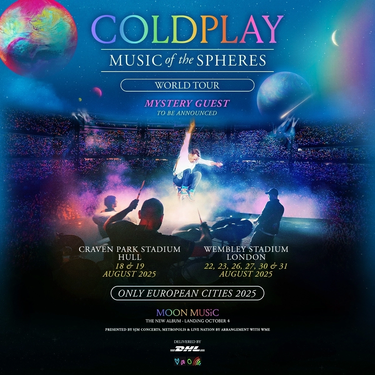 Billets Coldplay (Wembley Stadium - Londres)