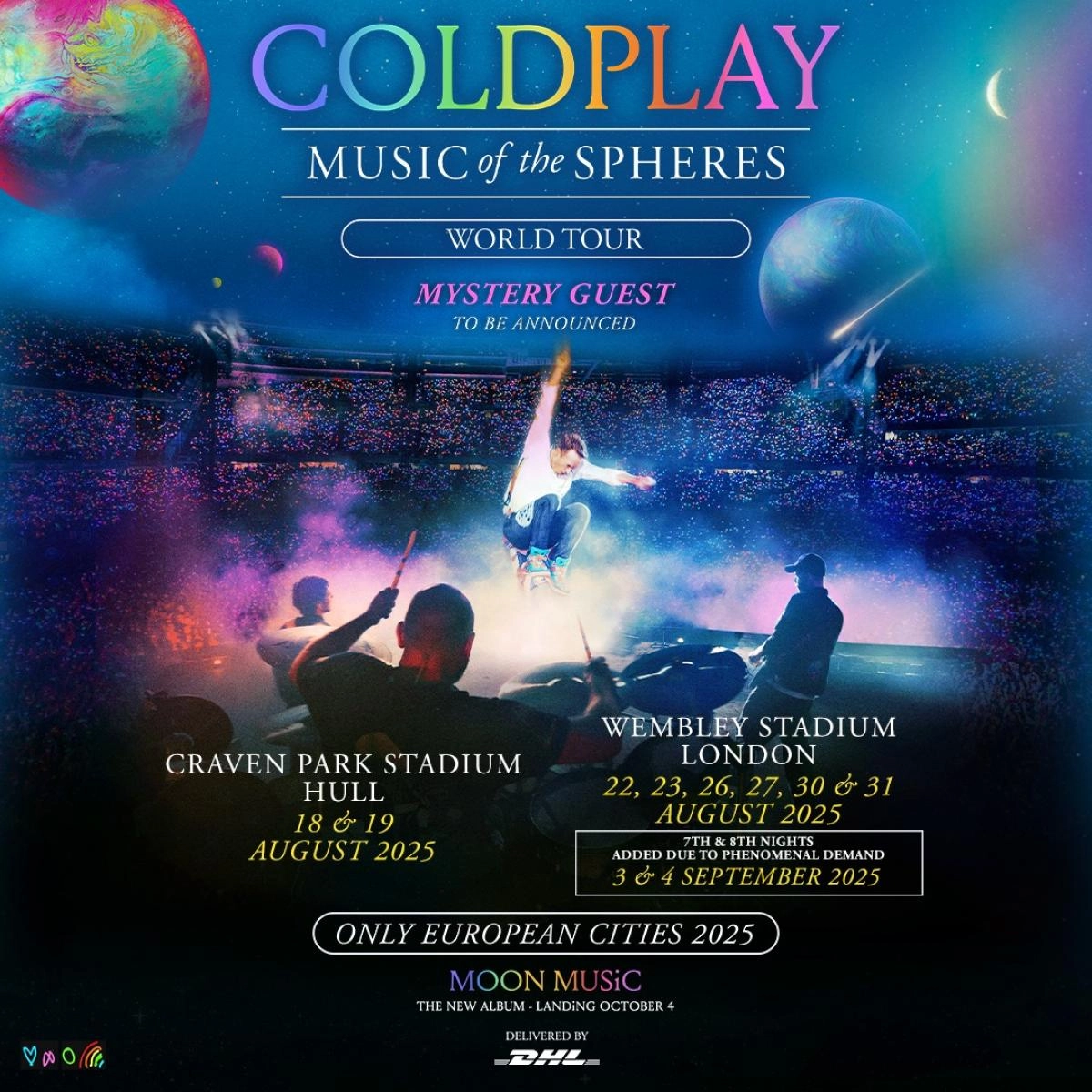 Coldplay at Wembley Stadium Tickets