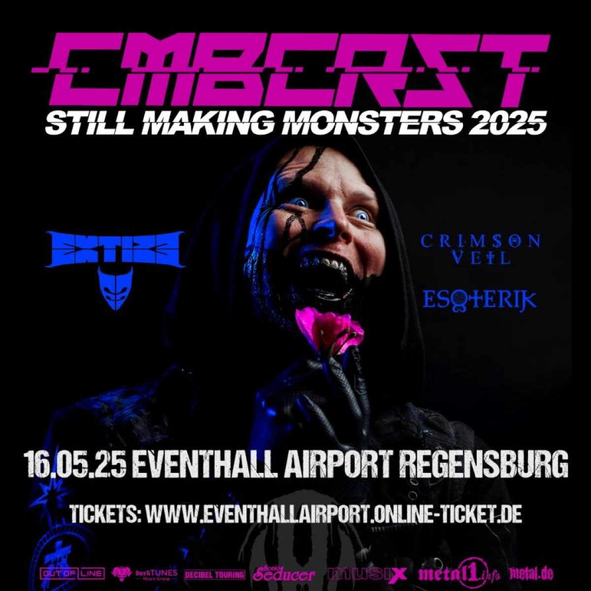 Combichrist en Eventhall Airport Obertraubling Tickets