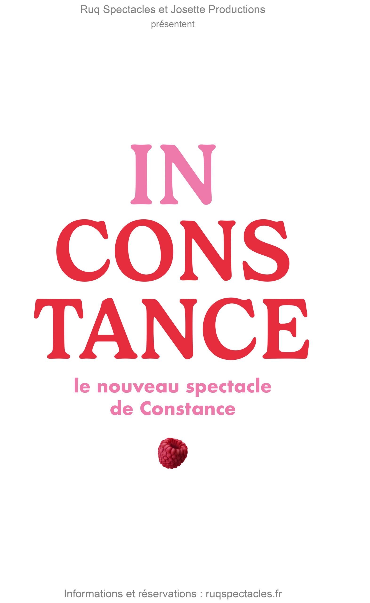 Constance - Inconstance at Espace 2015 Tickets