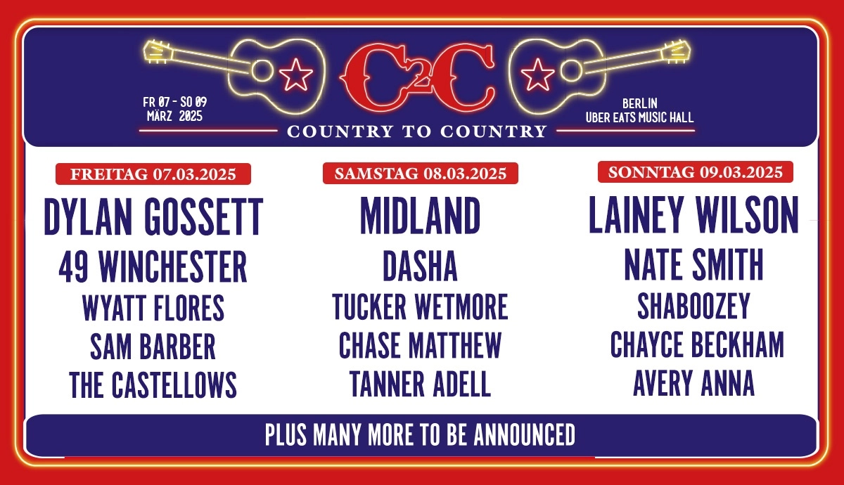 Country To Country 2025 - Midland en Uber Eats Music Hall Tickets