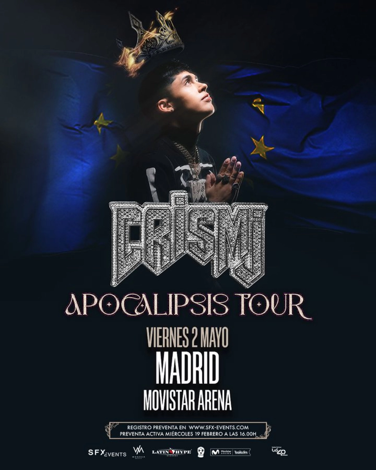 Cris MJ en Movistar Arena Madrid Tickets