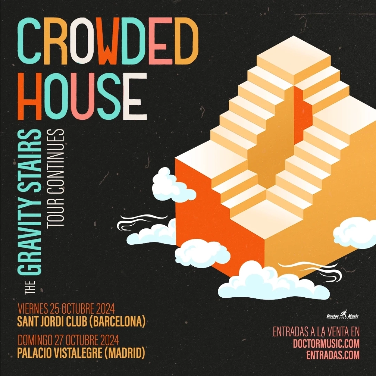 Crowded House al Palacio Vistalegre Tickets