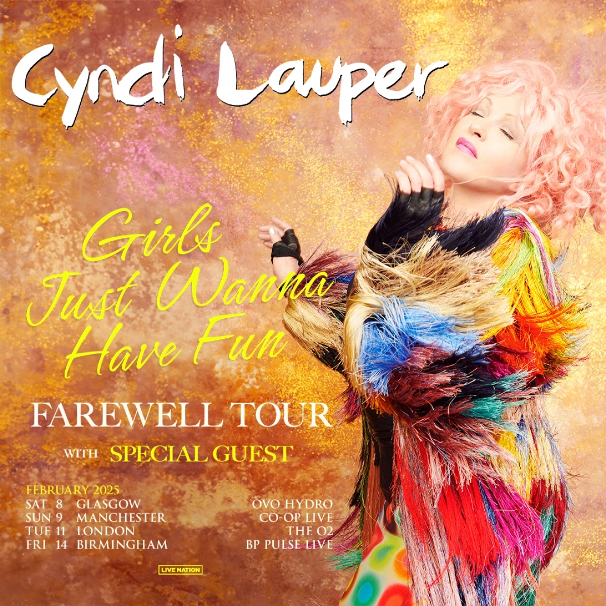 Cyndi Lauper al Resorts World Arena Tickets