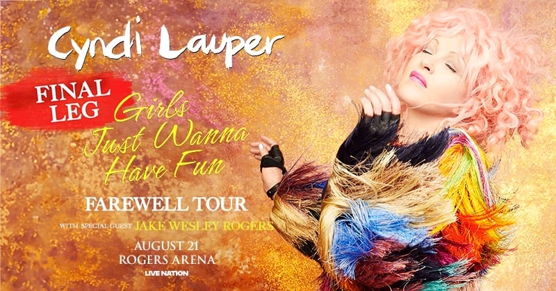 Cyndi Lauper en Rogers Arena Tickets