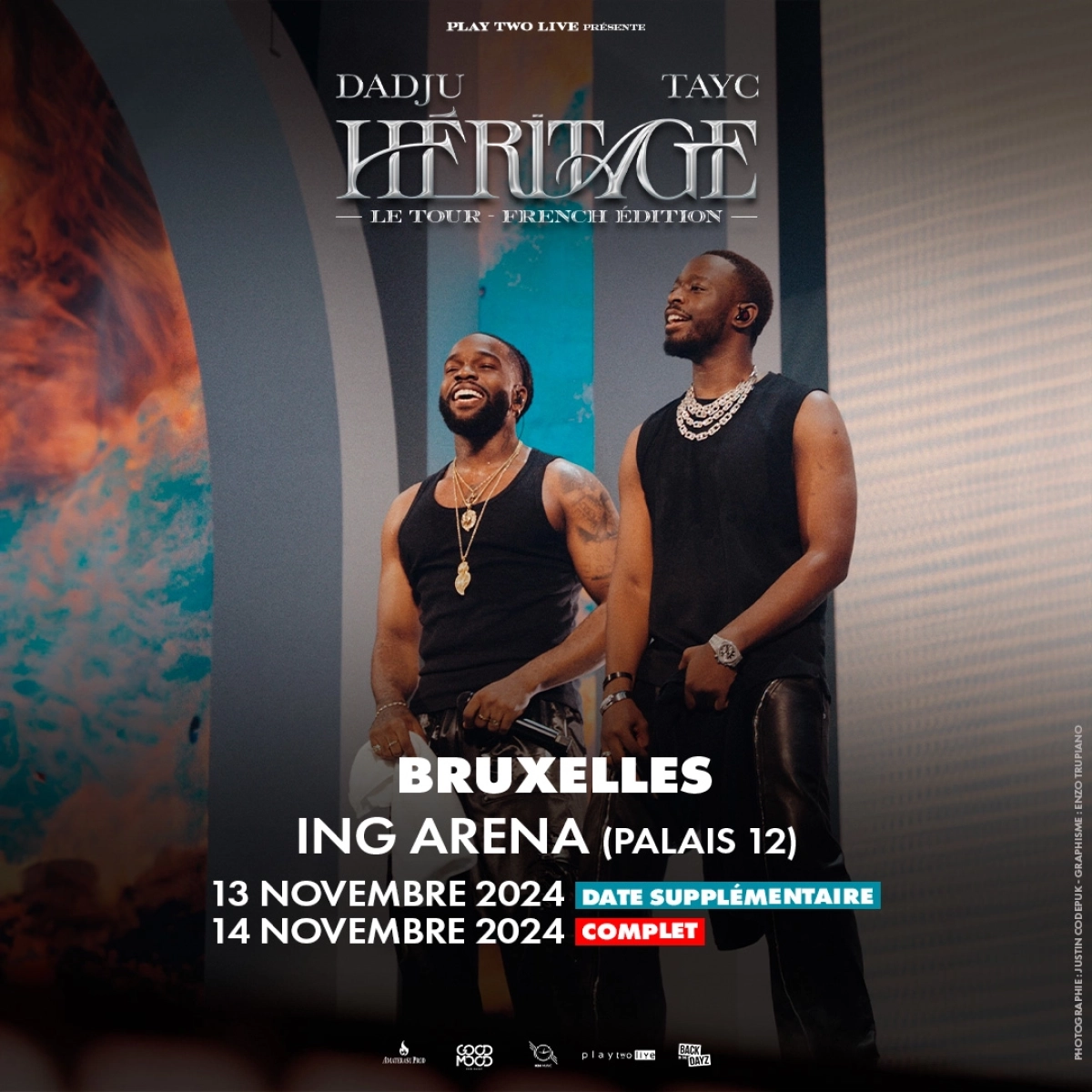 Billets Dadju Tayc (ING Arena - Bruxelles)