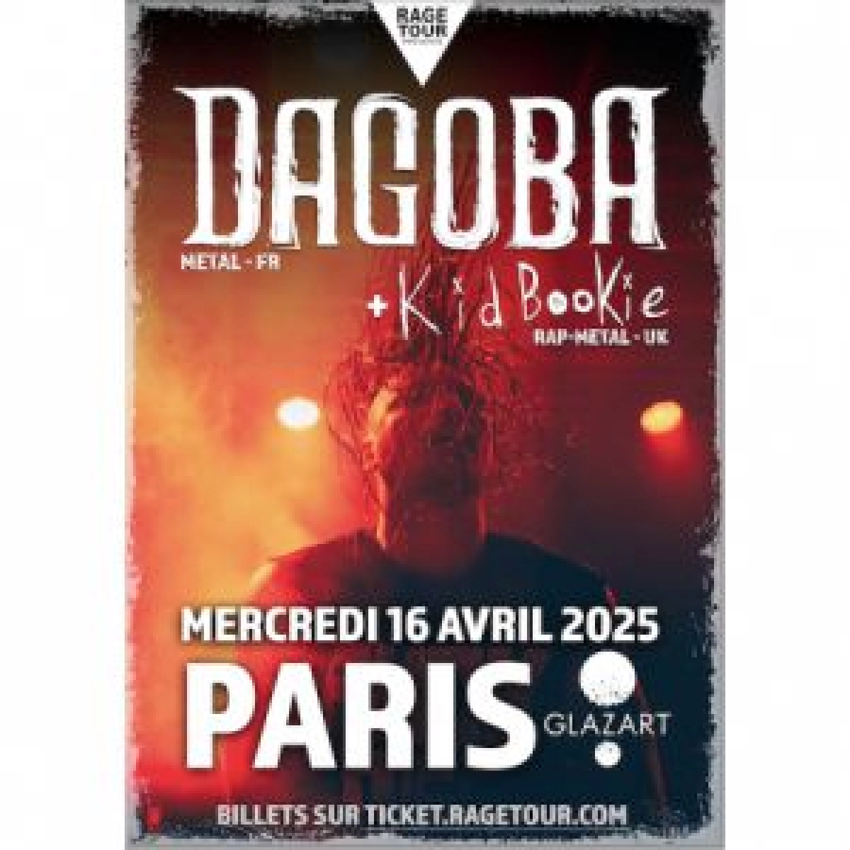 Dagoba - Kid Bookie en Glazart Tickets