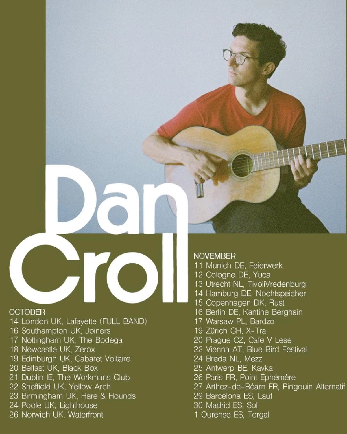 DAN CROLL at Nochtspeicher Tickets