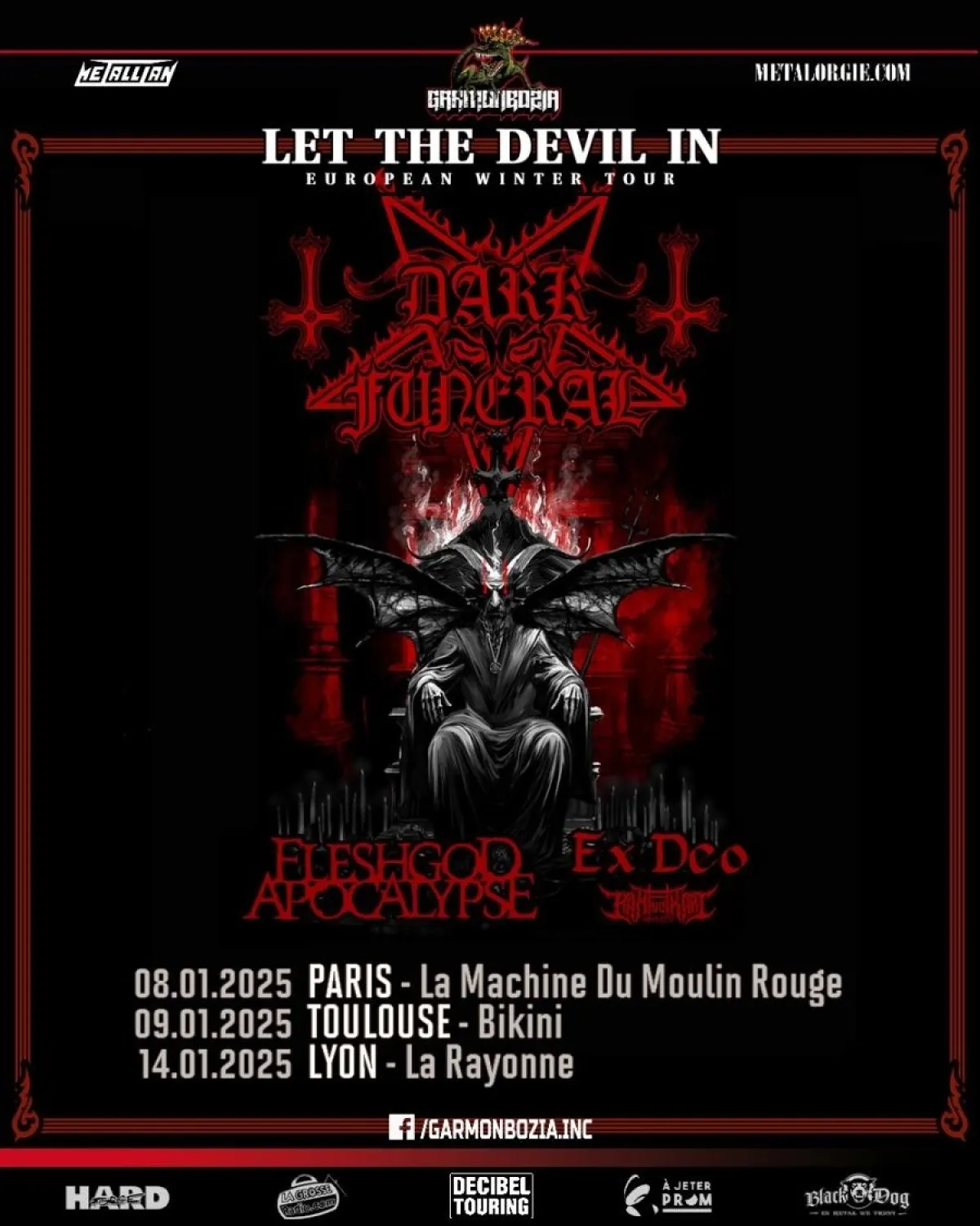 Dark Funeral - Fleshgod Apocalypse al La Rayonne Tickets