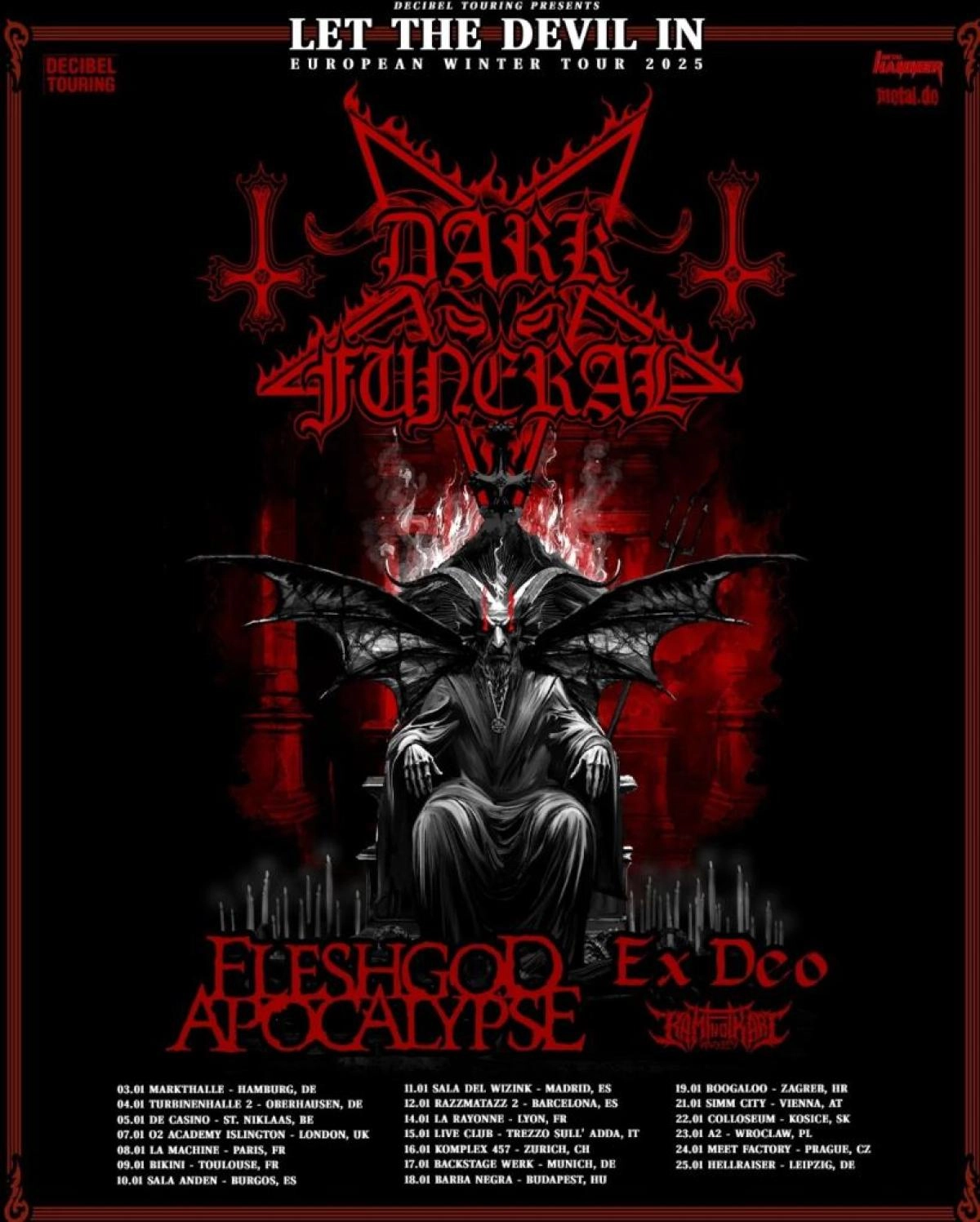 Dark Funeral en WiZink Center Tickets