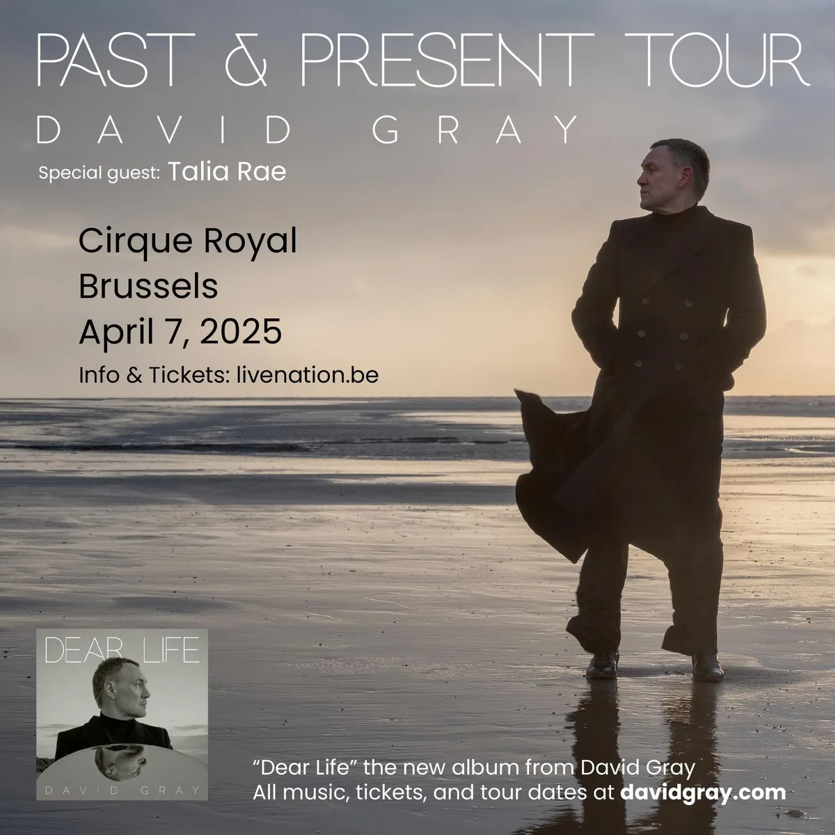 David Gray at Cirque Royal Tickets