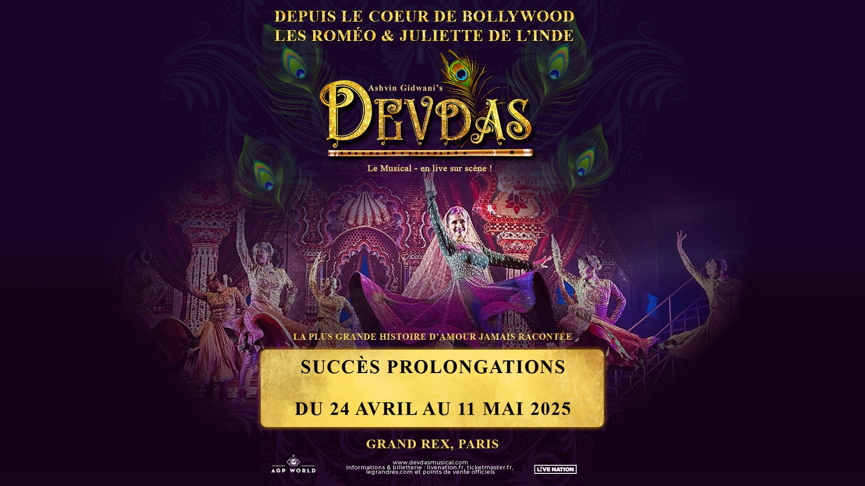 Devdas at Le Grand Rex Tickets