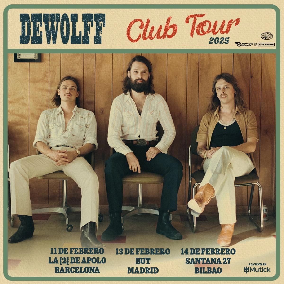 DeWolff at Sala Apolo Tickets