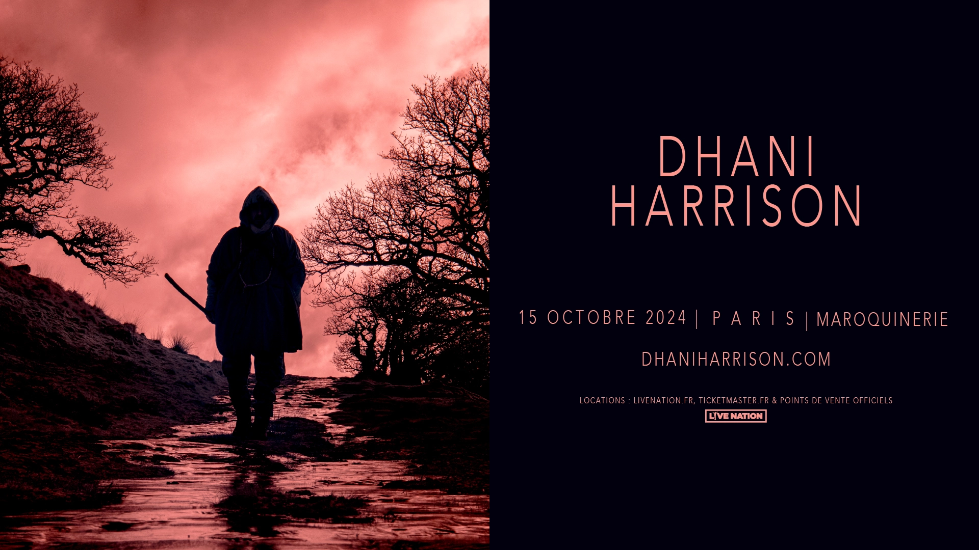 Billets Dhani Harrison (La Maroquinerie - Paris)