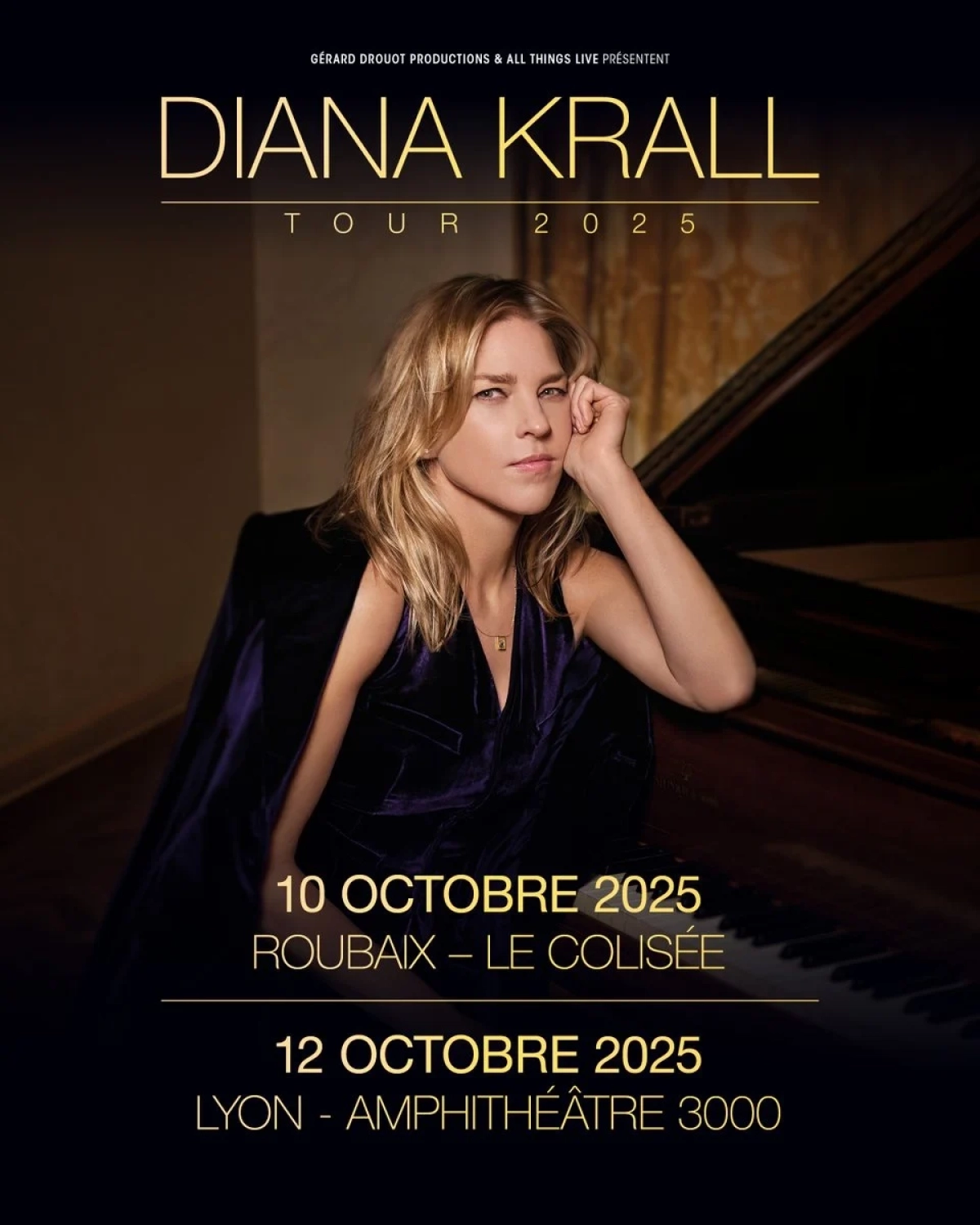 Billets Diana Krall (Colisee Roubaix - Roubaix)