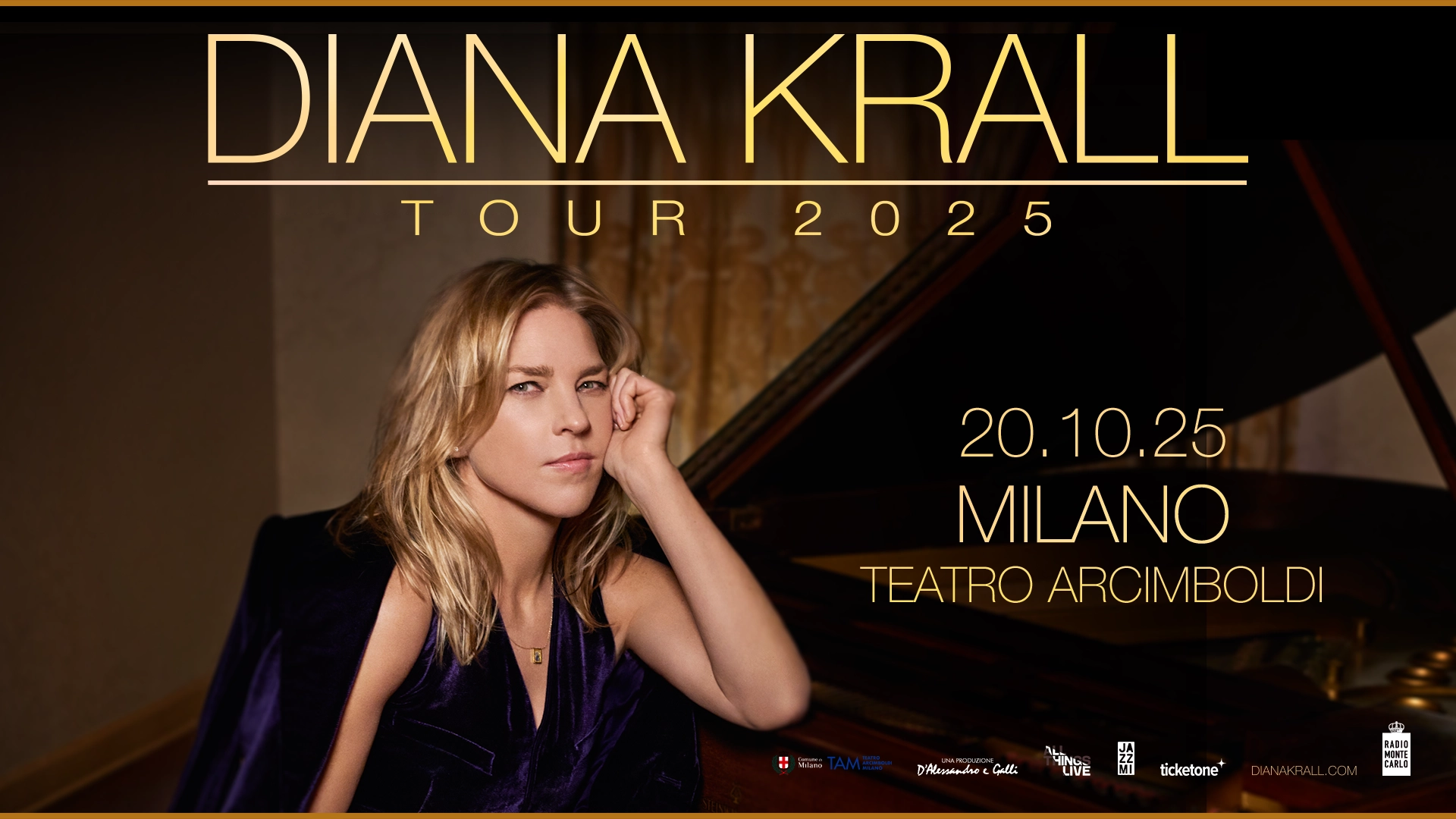 Billets Diana Krall (Teatro Degli Arcimboldi - Milan)