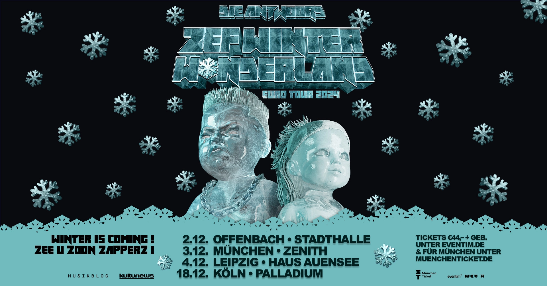 Die Antwoord in der Haus Auensee Tickets